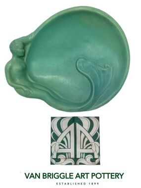 Van Briggle Mermaid Plate / Dish